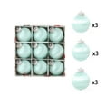 thumbnail image 6 of Fwttom 3.15" Christmas Ball Ornaments | Hanging Holiday Gifts, 9pcs Shatterproof Christmas Ornaments, Christmas Tree Ornaments for Wedding Party Christmas Decorations, 6 of 6