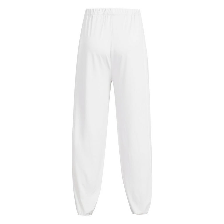 ZXHACSJ Fashion Men's Casual Solid Loose Sweatpants Trousers 