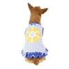 Vibrant Life Radiate Positive Vibes Dog Dress, Blue, X-Small