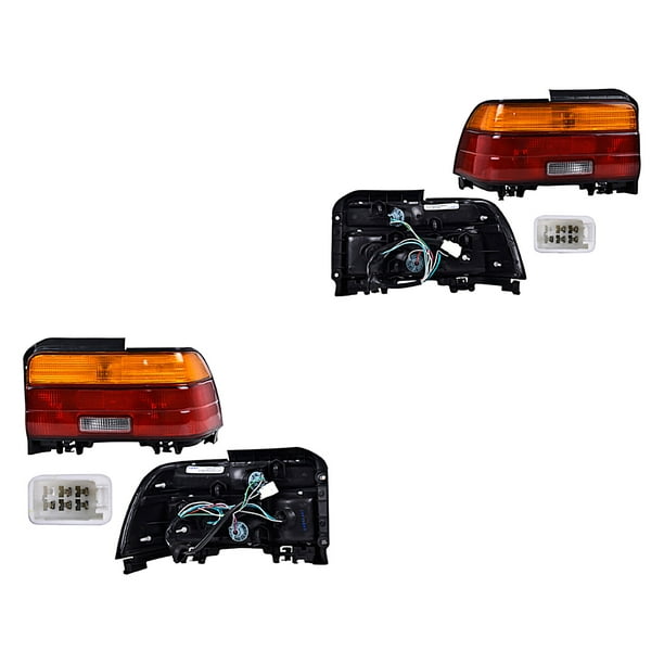 Par de Calaveras DEPO Corolla 1993 A 1995 Toyota Izquierdo 301222584128944 Derecho 301222583828943