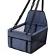 thumbnail image 2 of Asiento de coche para perros, transpirable, ajustable, fácil instalación, cesta de asiento elevador para coche para perros y coches, 2 of 8
