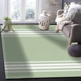 thumbnail image 5 of Area Rug 4'x6' Sage Green White Stripes Washable Area Rugs Non Shedding Floor Carpet Rubber Backing Non-Slip Indoor Mats for Living Room Bedroom Kitchen, 5 of 8