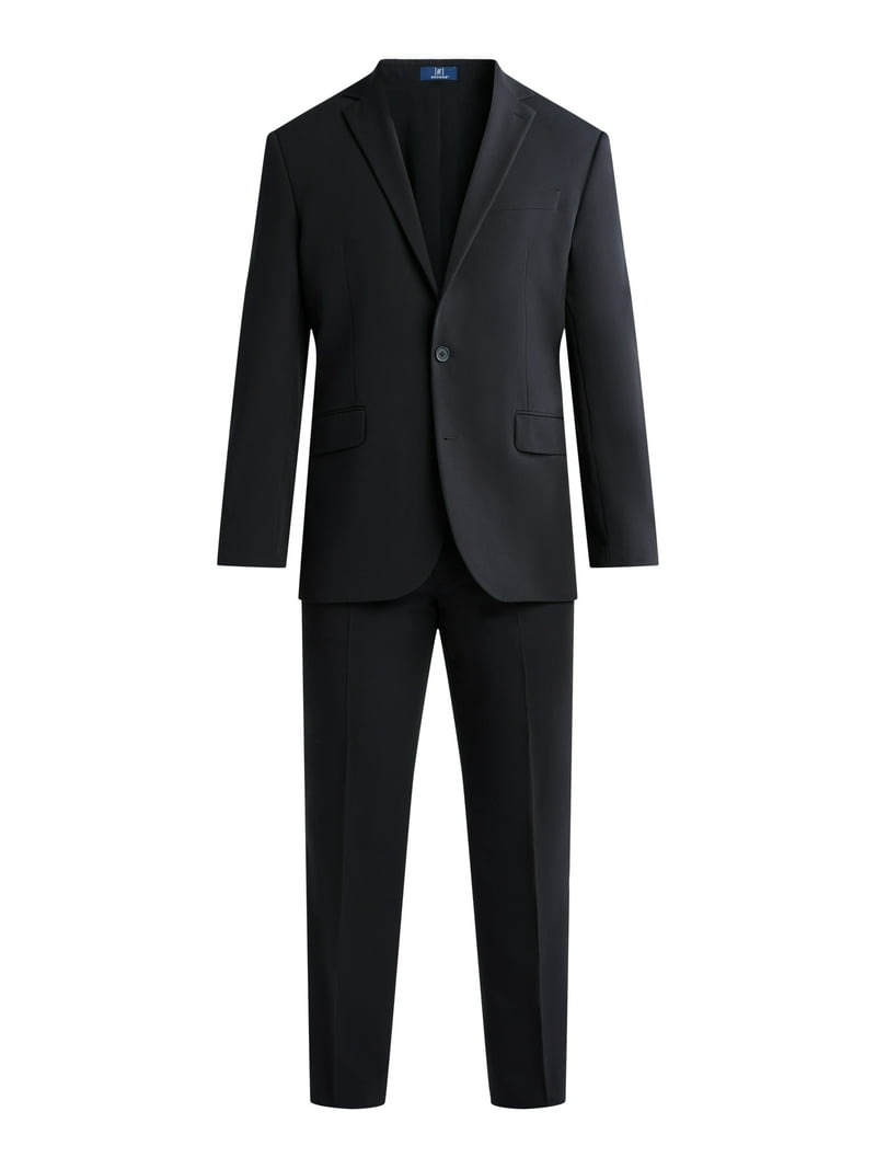George Men's Comfort Stretch Suit Set, 2-Piece, Sizes S-2XL