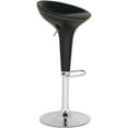 thumbnail image 3 of SAFAVIEH Shedrack 35" PVC Leather Swivel Barstool, Black, 3 of 4