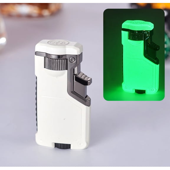 Torch Color Flame Gradient Lighter, Convertible Flame Color Lighter, Windproof Outdoor Lighters with Three-Color Flame, USB Rechargeable Electric Lighters for Camping, Hiking, Party Gift