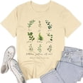 thumbnail image 4 of WEIWEN Fruit of The Spirit Christian Shirts for Women Trendy 2026 Basic Tees Short Sleeve Summer Tops Dressy Casual Inspirational Religious Botanical Tshirts Light Yellow, XL, 4 of 6