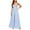 Blue, variant on PBFRDSJ Women's Summer Striped Tube Romper Backless Adjustable Spaghetti Strap Tie Back Rompers Boho Flowy Loose One Piece Jumpsuits