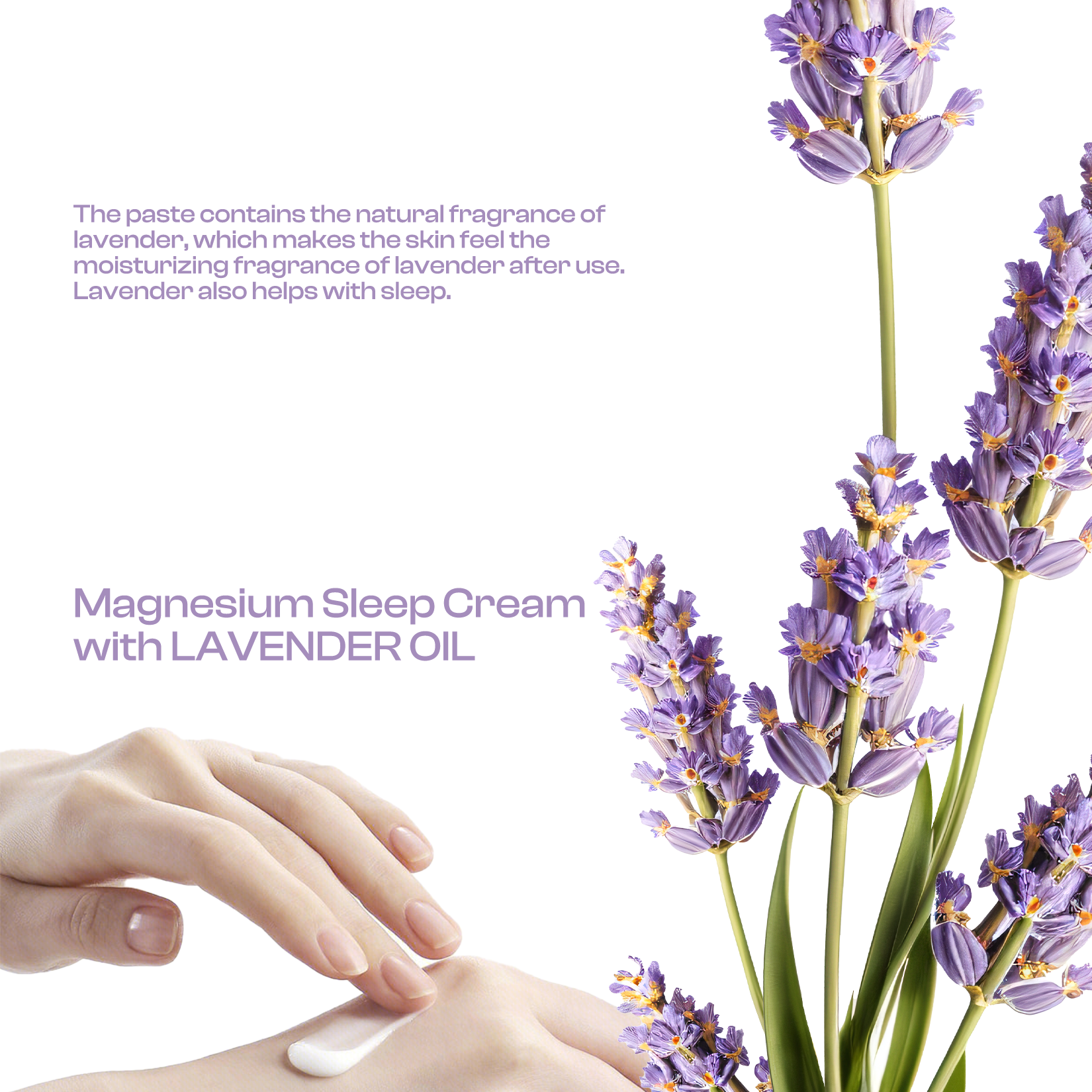 Jtopyrt Magnesium Cream for Sleep and Deep Relaxation with Almond Oil, Lavender Vitamin E for All Skin Type