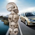 thumbnail image 3 of Pommeau de levier de vitesse manuel universel pour voiture, tête de mort, squelette, plusieurs visages, 3 of 4