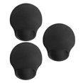 thumbnail image 3 of WORGEOUS  3 Pcs Mouse Pad Computer Wrist Support Pads for Keyboard Office Black, 3 of 8