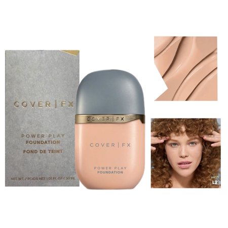 COVER FX Power Play Full-Coverage Foundation L2 LIGHT MEDIUM