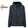thumbnail image 4 of Ladies Lightweight Hiking Jacket with Pockets, Sun Protection Long Sleeve Zipper Thin Coats for Outdoor Sports Winter Ladies Coat Dark Gray M, 4 of 7