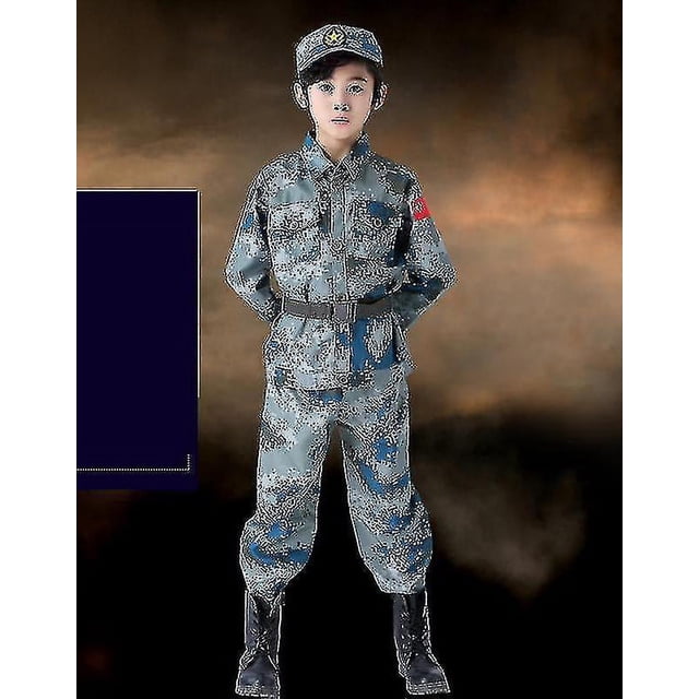 Uniformes de entrenamiento militar para niños, disfraces de fiesta de campamento de verano de camuflaje táctico de combate para niños, trajes del ejército de Halloween para niñas