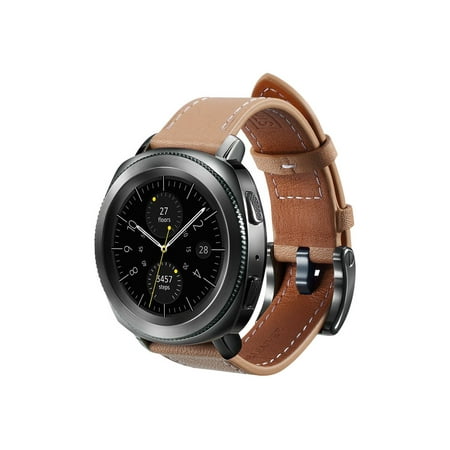 Strap Studio Classic Leather Armband - Strap for smart watch - beige - for Samsung Gear Sport SM-R600