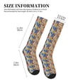 thumbnail image 2 of Lsque Funny Dogs Family Pattern Sport Compression Socks for Men & Women 15-20 mmHg Knee High Nurse Pregnant Running Medical and Travel Athletic, 2 of 6