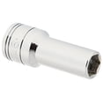 thumbnail image 3 of 3/8 in Drive, 9mm Metric Socket, 6 Points,  Steel, Chrome, 9 mm, 3 of 3