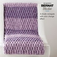 thumbnail image 2 of Bernat Blanket Twist Grape Kiss Yarn - 2 Pack of 300g/10.5oz - Polyester - 6 Super Bulky - 220 Yards - Knitting/Crochet, 2 of 9