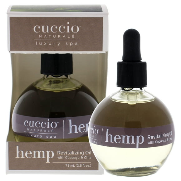 Hemp Revitalizing Oil for Hands, Body and Feet by Cuccio, with Cupuacu & Chia