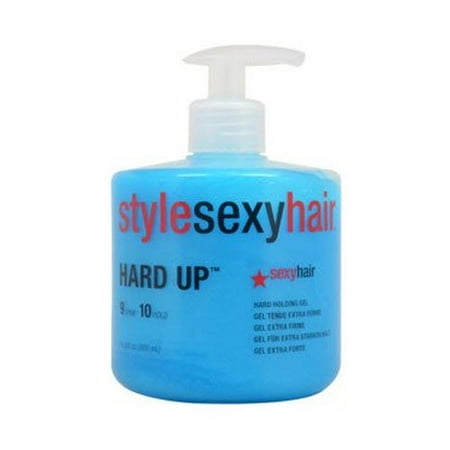 Style Sexy Hair Hard Up Gel - Shine 9 / Hold 10, 16.9-Ounce Pump