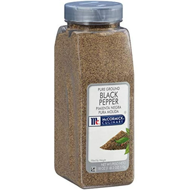Mccormick Culinary Pure Ground Black Pepper, 18 Oz