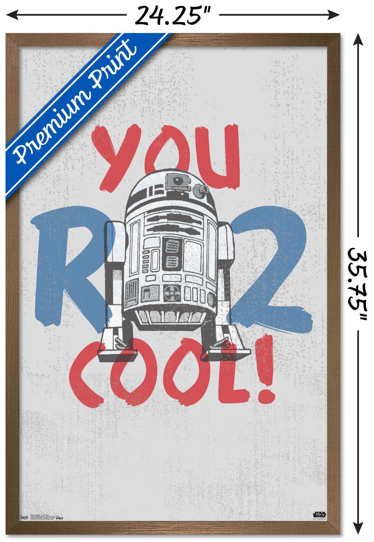 Star Wars: Saga - You R2 Cool Wall Poster, 22.375" x 34", Framed
