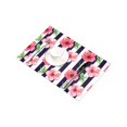 thumbnail image 3 of MKHERT Watercolor Hawaiian Hibiscus Flowers with Black Stripes Placemats Table Mats for Dining Room Kitchen Table Decoration 12x18 inch,Set of 6, 3 of 4