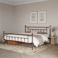 thumbnail image 2 of DHP Manila Metal Platform Bed with Adjustable Height, King, Bronze, 2 of 18