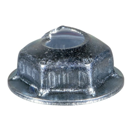 

1/4 -20 x 19/32 Zinc Plated Steel Coarse Thread Washer Lock Nuts (10 pcs.)