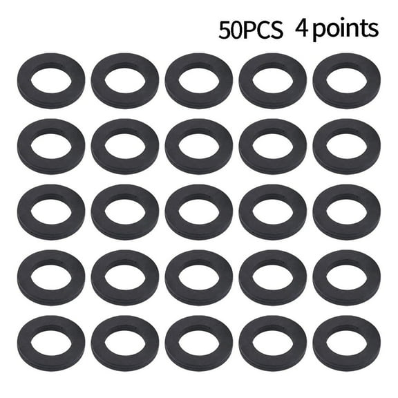 50 Pack Shower Head Washers Rubber Washers Seals Hose Washer Seal