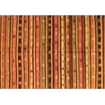 thumbnail image 1 of Ahgly Company Indoor Rectangle Southwestern Orange Country Area Rugs, 2' x 5', 1 of 1