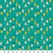 Eugene Textiles Premium crafted Maui Mala tropical print 100% Cotton 18 x 21 5 piece bundle Fabric Bundle Multi - color