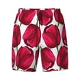 thumbnail image 4 of Lsque Mens Swim Trunks Tulips Flowers Pattern - Bathing Suit Compression Liner - Beach Swim Shorts Swimwear - (S-3XL) - Stretch Quick Dry -3X-Large, 4 of 9
