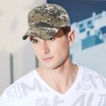 thumbnail image 3 of Qarigey Sombrero de béisbol de lona de camuflaje para hombre, gorras de béisbol Unisex, verano, playa, viajes al aire libre, senderismo, moda, gorra de Sombreros Qarigey AP1224-00B, 3 of 6