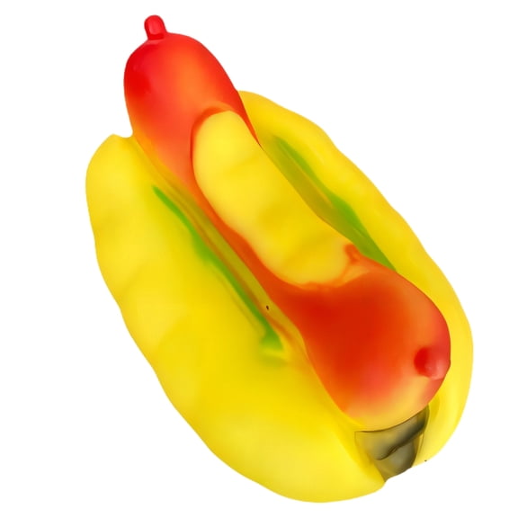 BESTSKY 2026 New Dog Toys for Aggressive Chewers,Realistic Toys Appeal Best Dog Boredom Toys,Special Treat Texture Dog Toys to Keep Them Busy for Fetch,Teething,Training,Hot Dog