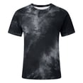 thumbnail image 4 of JAJAHO Mens Tie Dye T Shirt Raglan Short Sleeve Casual Loose Fit Crew Neck Graphic Tee Soft Daily Wear Summer Beach Shirts Stylish Tops, 4 of 4