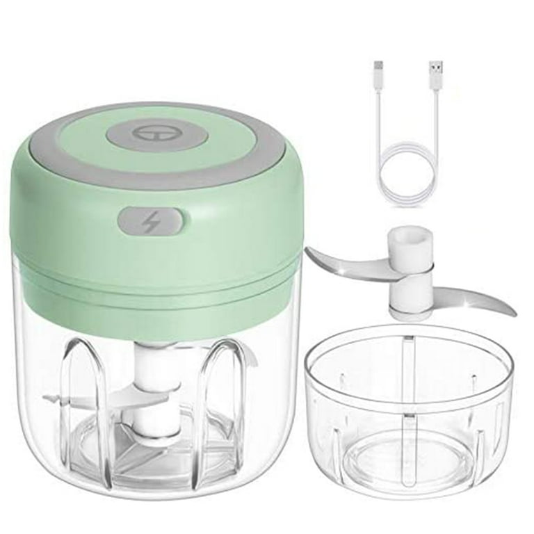 Electric Garlic Chopper, Portable Cordless Mini Food Processor, Rechar –  KitchekShop