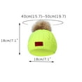 thumbnail image 7 of Ausyst Hats Clearance! NEW 1-11 Years Old For Girls Boys Kids Winter Beanie Hat Warm Knit Thick Ski Cap With Fluff Ball, 7 of 7