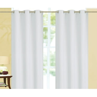 100% Solid Blackoutout Window Curtain Panel With Grommets