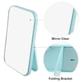 thumbnail image 3 of Unique Bargains 1Pc Foldable Makeup Mirror 8"x6" Blue, 3 of 7