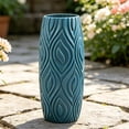 thumbnail image 6 of BINGLI Unbreakable Vase for Flowers Ceramic Look Plastic Vases Decorative Floral Vase for Wedding Centerpieces Living Room Dining Table Bathroom Home Decor, 6 of 7