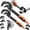 10in+15in, variant on Universal Pipe Wrench,Self Adjusting Heavy Duty Pipe Wrench Set,Self Tightening Clamp Heavy Duty High Carbon Steel Anti Slip Teeth for Pipes Clamp,Irregular Nuts,Plumbing,Hvac,Repair,Fixtures (1PC A)
