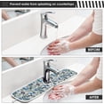 thumbnail image 5 of Coolnut 2 Pack Faucet Mat Splash Guard for Kitchen Sink, Traditional Indian Paisley 14x5 Inch Super Absorbent Microfiber Sink Protector Mat, Kitchen Sink Mat Machine Washable Kitchen Sink Accessories, 5 of 7