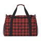 thumbnail image 1 of Balery Red Black Plaid Bolsa de Gimnasio para Mujeres, Bolsa de Viaje con Bolsillo Húmedo, Bolsa de Fin de Semana para Mujeres, Bolsa de Viaje Resistente al Agua, 1 of 7