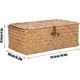 thumbnail image 2 of Cesta de Almacenamiento de Algas Marinas Organizador Rectangular Caja de Almacenamiento Mostrador Contenedores de Escritorio Cesta de Comestibles Tejida Titular de la Cesta, 2 of 4