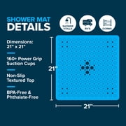 SlipX Solutions 21 x 21 Square Shower Stall Mat