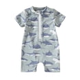 thumbnail image 4 of JUMEYU Toddler Bathing Suits for Boys Baby Boys One Piece Rash Guard Swimsuits for Toddler Boys Short Sleeve Sunsuits Sun Protective Bathing Suits Beach Swimwear 6 12 Months (Light Green,6-12 Months), 4 of 5