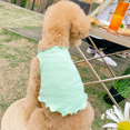 thumbnail image 5 of Dog Shirts Cool Ruffle Dog Sleeveless Vest Breathable Dog Skirt Shirt Dog Cat Clothes for Small Dog-4#, 5 of 5