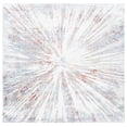 thumbnail image 2 of SAFAVIEH Amelia Caelie Abstract Area Rug, Gray/Rust, 6'7" x 6'7" Square, 2 of 11