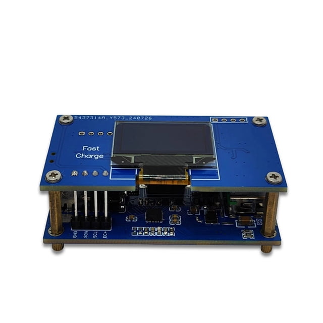 SW3518 100W Full Protocol High-Power Fast Charge Module Voltage Current Fast Charge Protocol Display Module QC4.0 PD3.0,1 x Full protocol high -power fast charge module,Blue