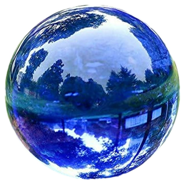Naiovety Bola de cristal redonda azul para sesión de fotos clara y transparente, durabilidad, bola de cristal Decoración del hogar